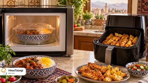 مقایسه کامل هواپز ، فر و مایکروویو