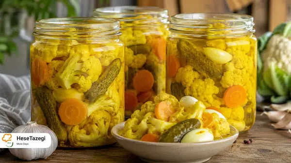طرز تهیه ترشی گل کلم