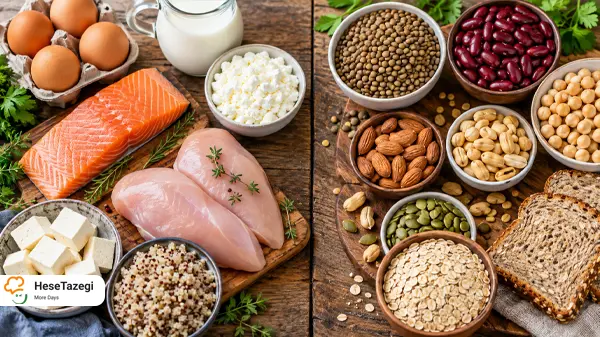 پروتئین کامل و تاقص