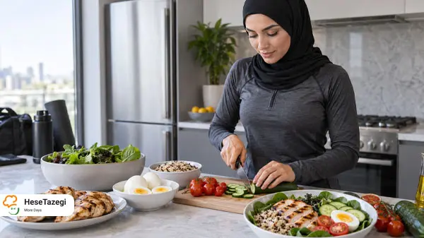غذاهای پرپروتئین کم کالری برای ورزشکاران