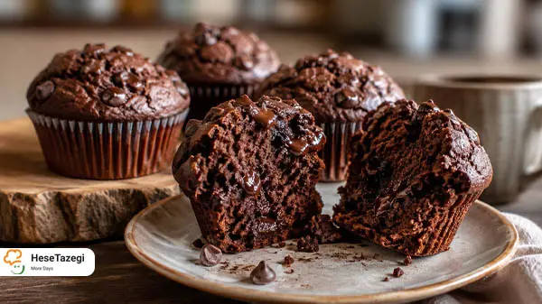 طرز تهیه مافین شکلاتی اسفنجی