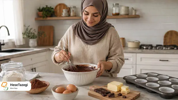 طرز تهیه مافین شکلاتی