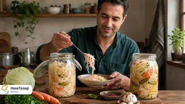 طرز تهیه ترشی شور در خانه