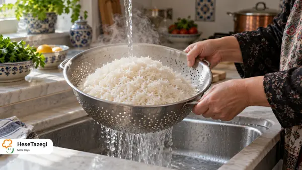 راه حل برنج شفته شده