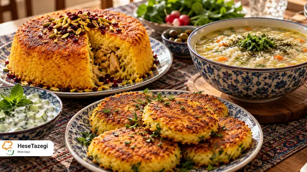 چگونه برنج شفته شده را استفاده کنم