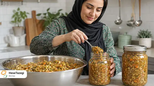 طرز تهیه ترشی لیته در خانه
