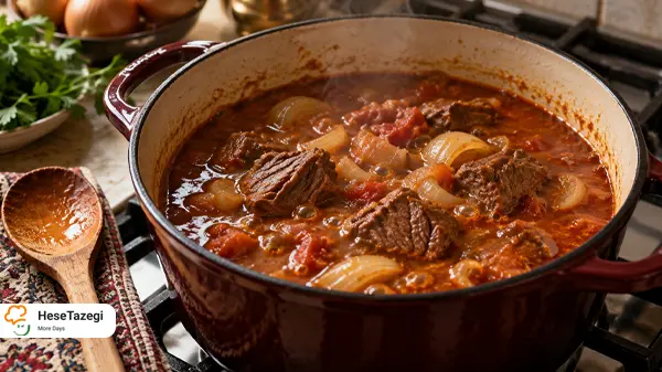 چرا گوشت خورشتی نرم نمیشود