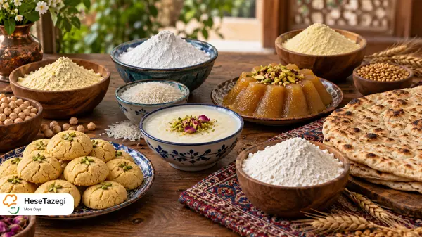 انواع آرد مناسب چیست