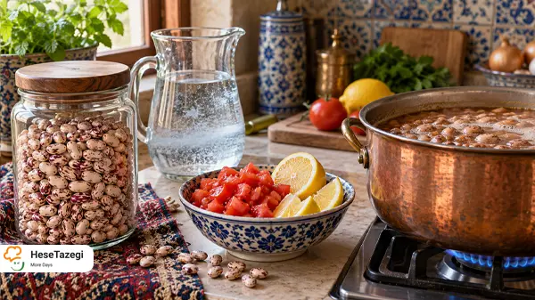 شش علت سفت ماندن حبوبات