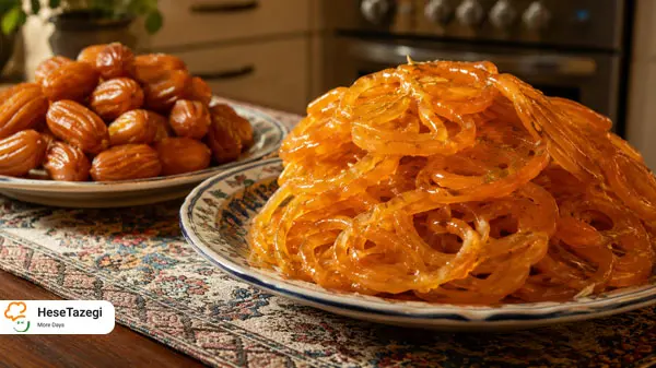 طرز تهیه زولبیا و بامیه-۱