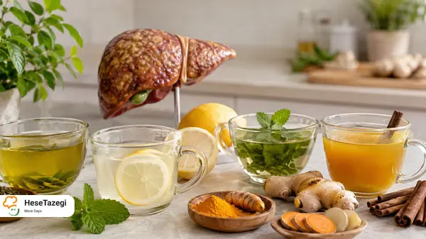 دمنوش و نوشیدنی های مفید برای کبد چرب
