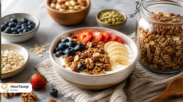گرانولا چیست؟ چه فواید و ارزش غذایی دارد