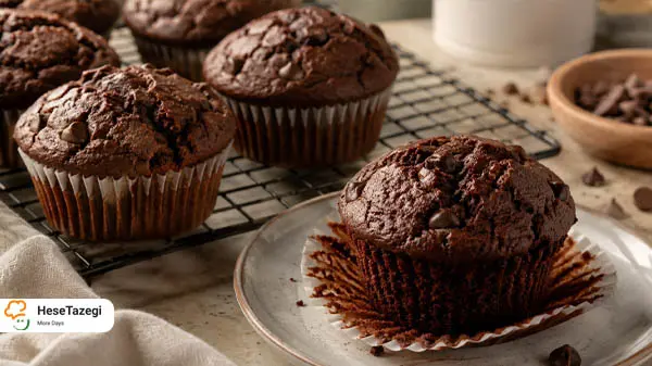 طرز تهیه مافین شکلاتی با بافت اسفنجی