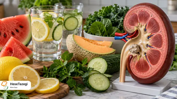 نوشیدنی و مواد غذایی مفید برای سنگ کلیه