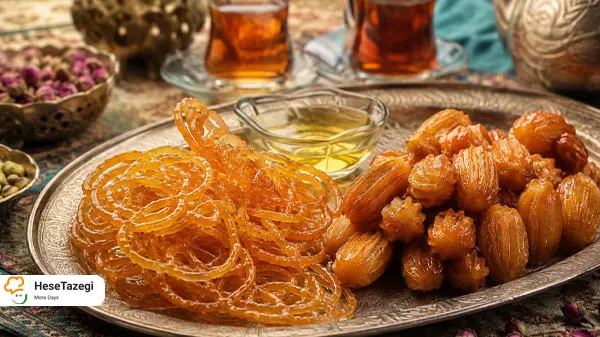 طرز تهیه زولبیا و بامیه ترد و خوشمزه در خانه