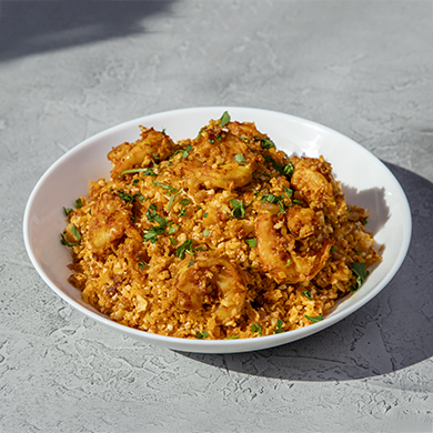 گل‌کلم با میگو